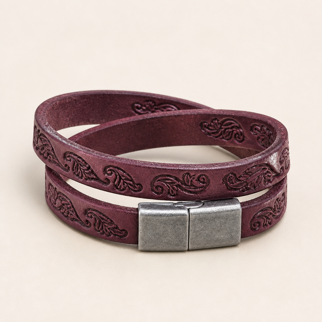 Paisley Leaf Double Wrapped