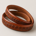 Hand Crafted Lather Bracelets from the coast of Maine