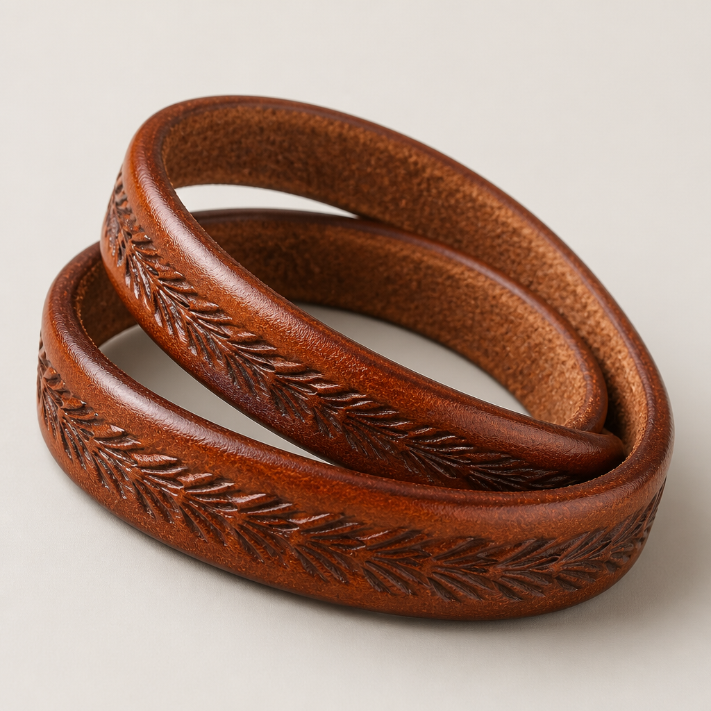 Hand Crafted Lather Bracelets from the coast of Maine