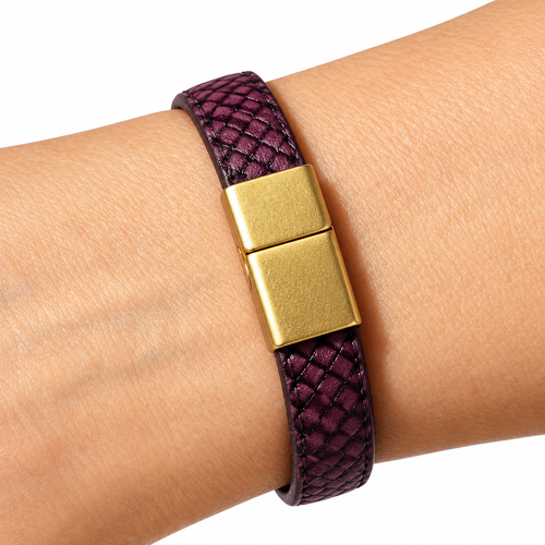 Enhanced Bracelet with Gold Clasp