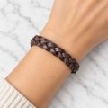 Hand Crafted Braided Leather Bracelet